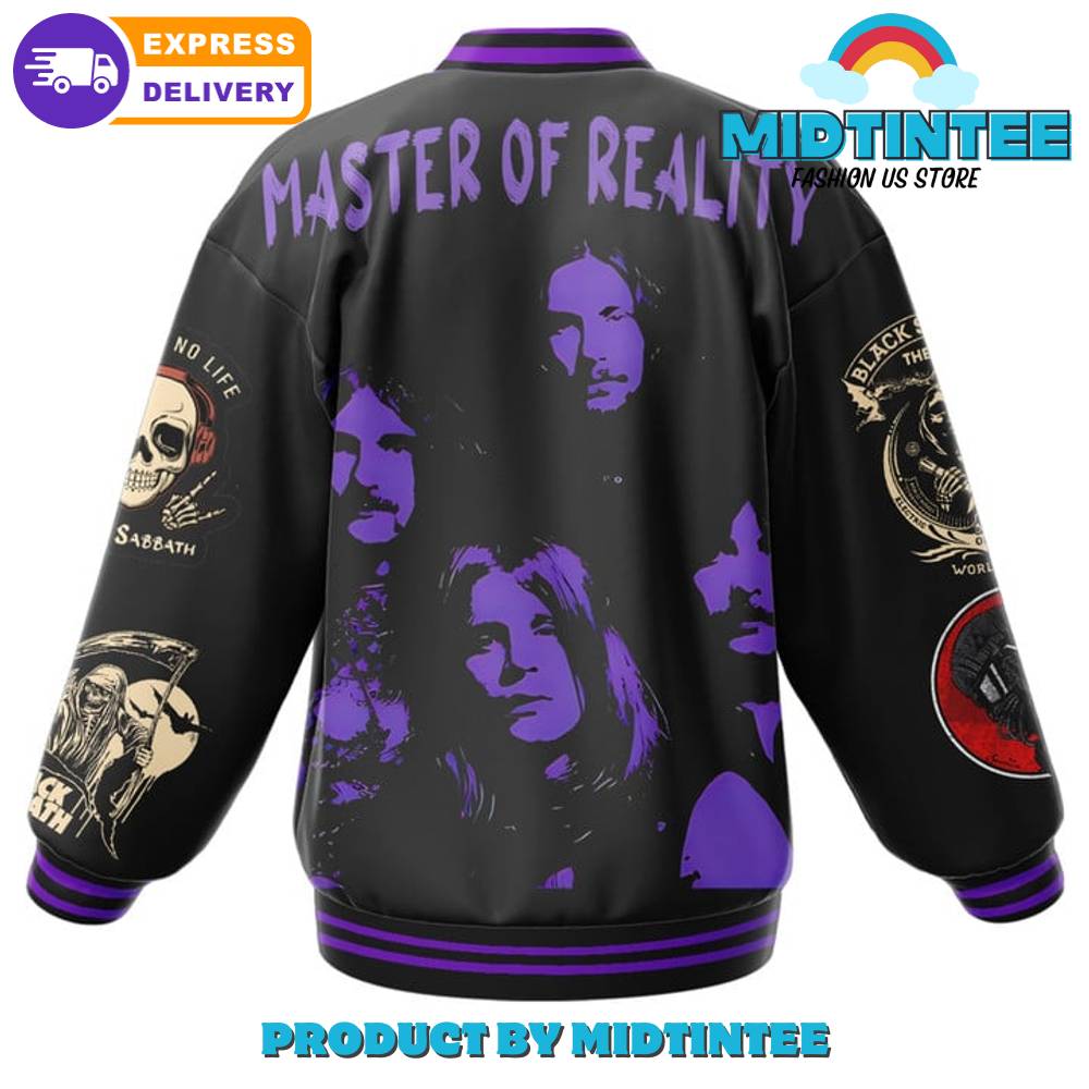 Black Sabbath Master Of Reality Baseball Jacket 30Uf092064 – Utopia Fashion