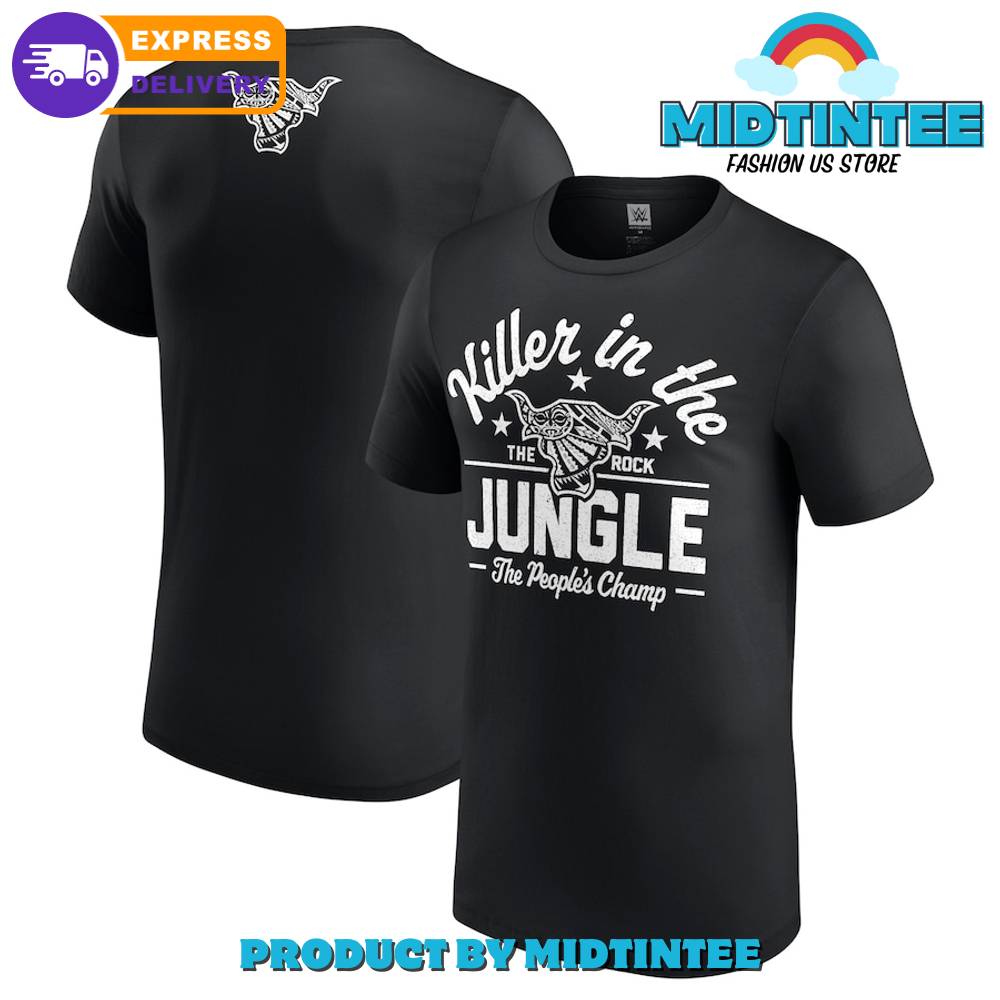 Black The Rock Killer In The Jungle T Shirt 30Uf094546 – Utopia Fashion