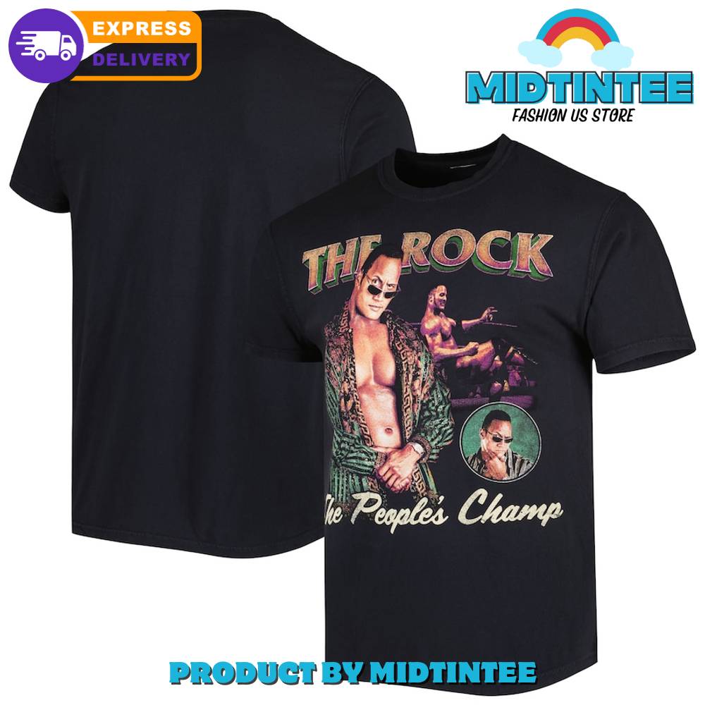 Black The Rock The Peoples Champ Shirt 30Uf094547 – Utopia Fashion