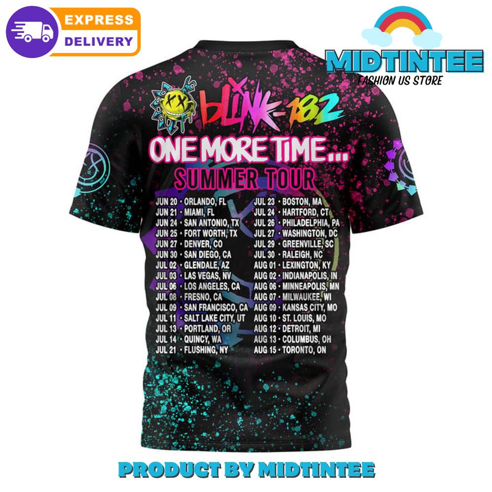 Blink-182 One More Time Summer Tour Shirt 30Uf094556 – Utopia Fashion