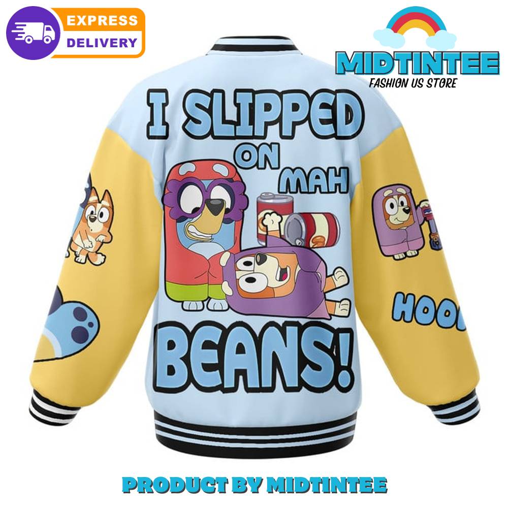 Bluey Cartoon I Slipped On Mah Beans Baseball Jacket 30Uf092067 – Utopia Fashion