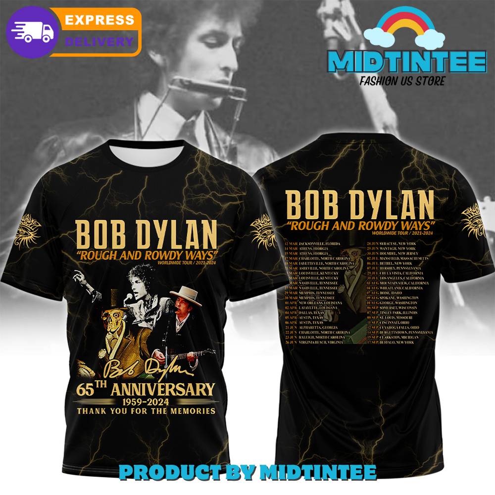 Bob Dylan Rough And Rowdy Ways Worldwide Tour Shirt 30Uf094562 – Utopia Fashion