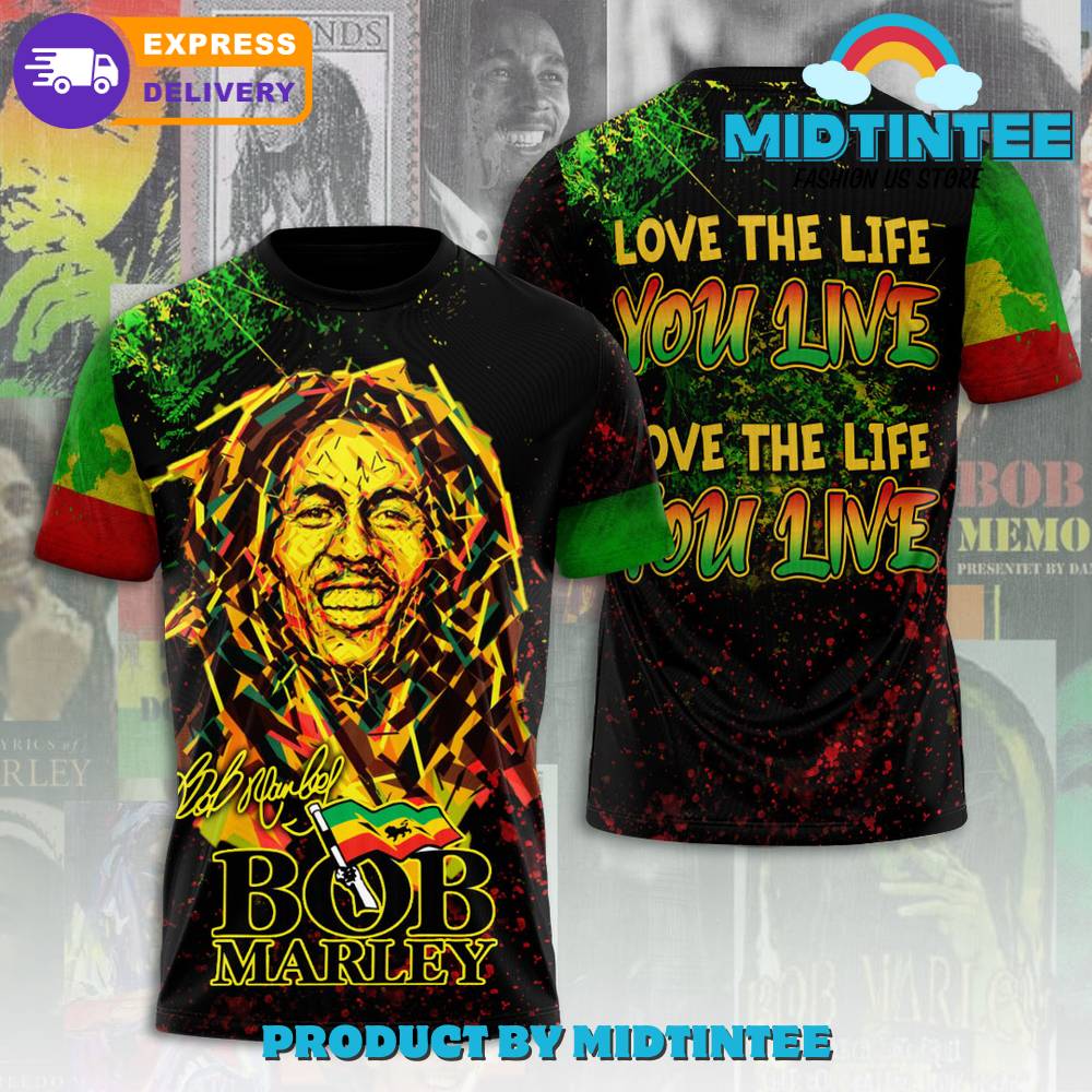 Bob Marley Love The Life You Live Shirt 30Uf094565 – Utopia Fashion