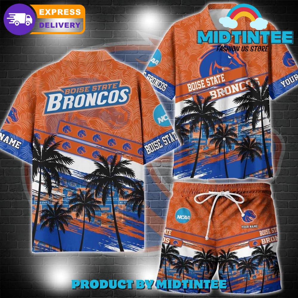 Boise State Broncos Ncaa Pattern Personalized Hawaiian Set 30Uf092682 – Utopia Fashion