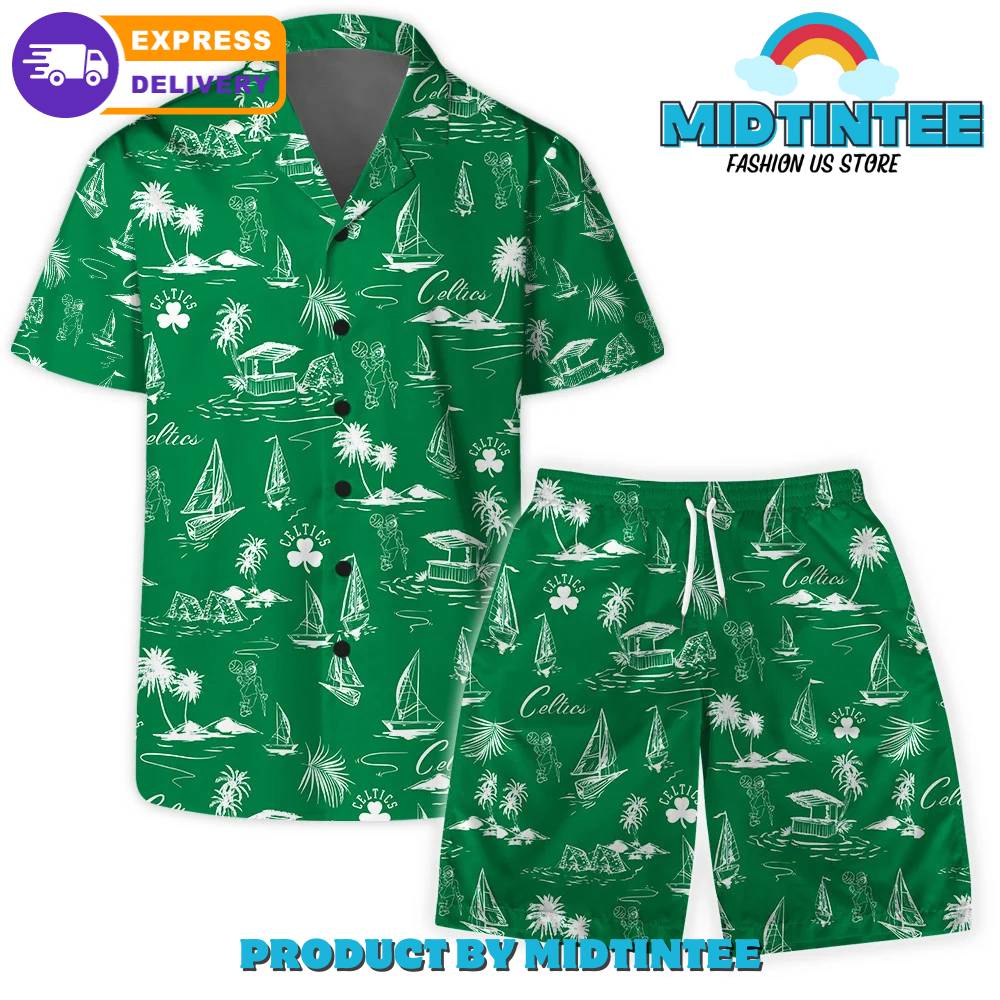 Boston Celtics Nba Combo Hawaiian Shirt And Short 30Uf092687 – Utopia Fashion