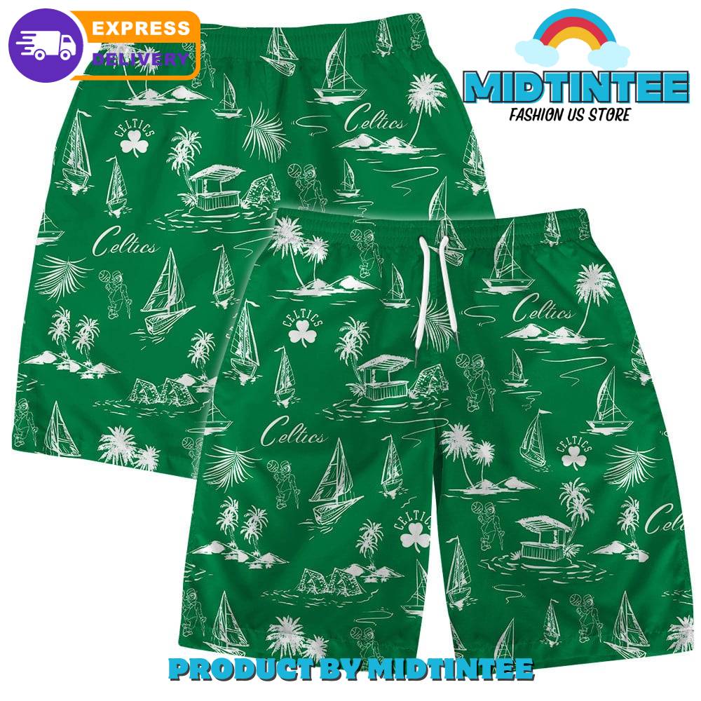 Boston Celtics Nba Combo Hawaiian Shirt And Short 30Uf092687 – Utopia Fashion