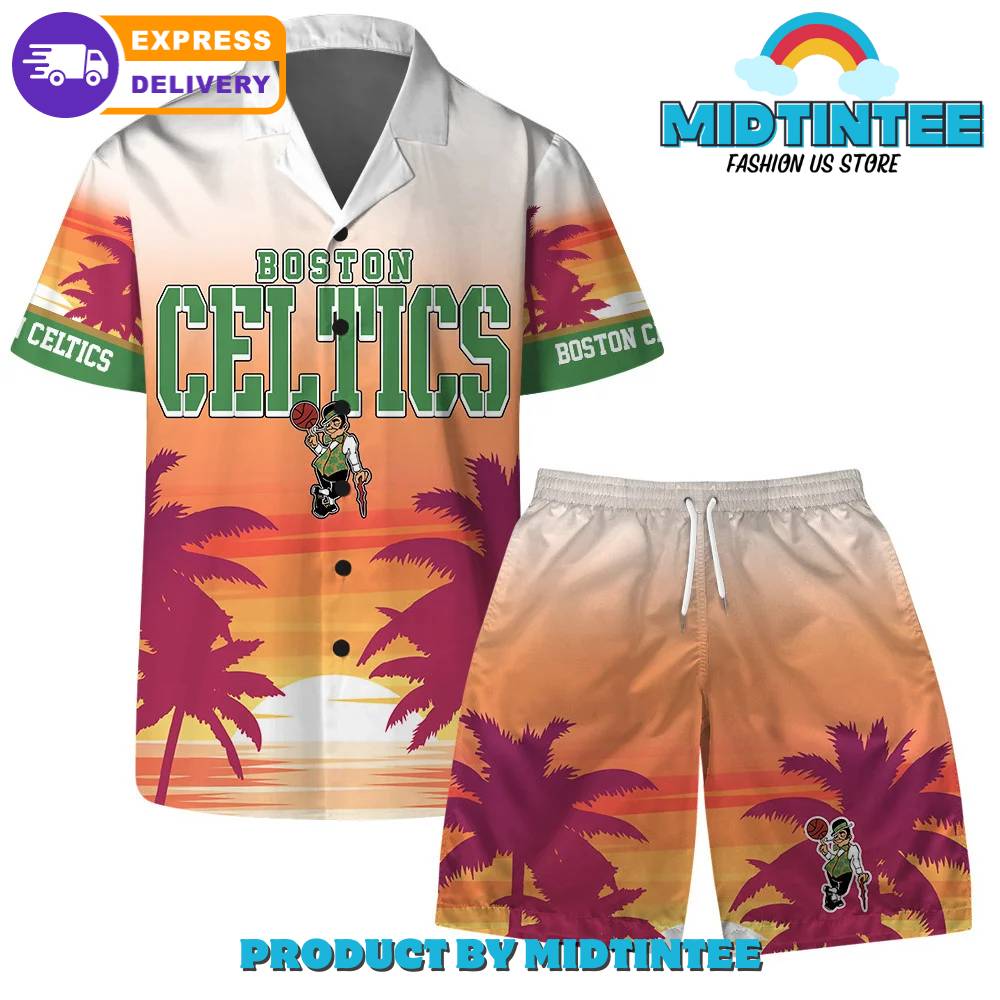 Boston Celtics Nba Palm Tree Combo Hawaiian Shirt And Short 30Uf092688 – Utopia Fashion