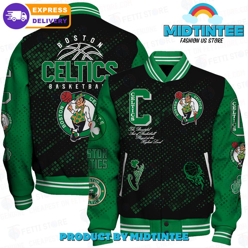 Boston Celtics National Basketball Association Varsity Jacket 30Uf092077 – Utopia Fashion