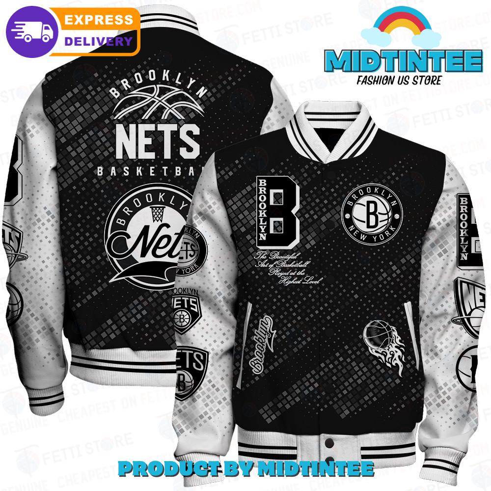 Brooklyn Nets National Basketball Association Varsity Jacket 30Uf092087 – Utopia Fashion