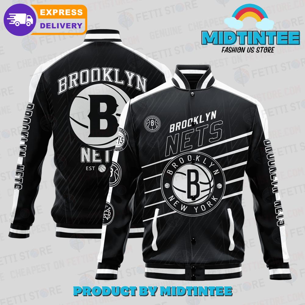 Brooklyn Nets National Basketball Varsity Jacket 30Uf092088 – Utopia Fashion