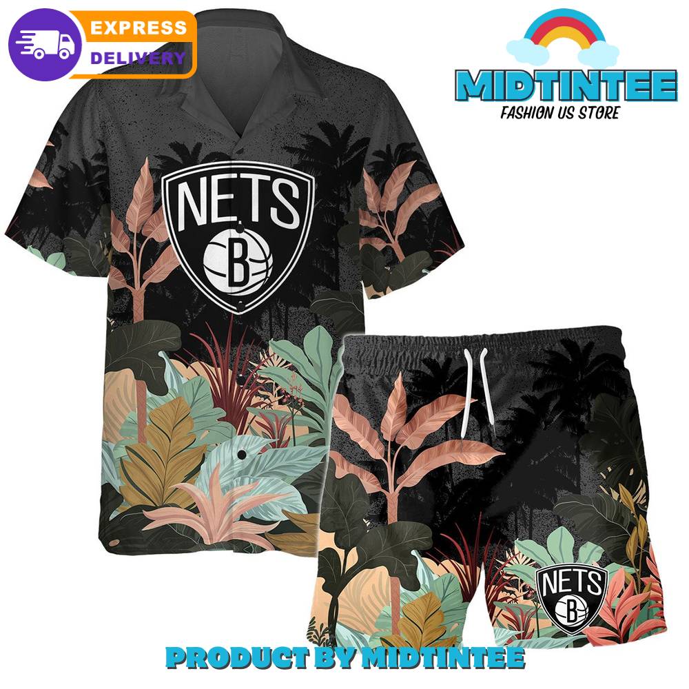 Brooklyn Nets Team Pattern Tropical Combo Hawaiian Set 30Uf092702 – Utopia Fashion