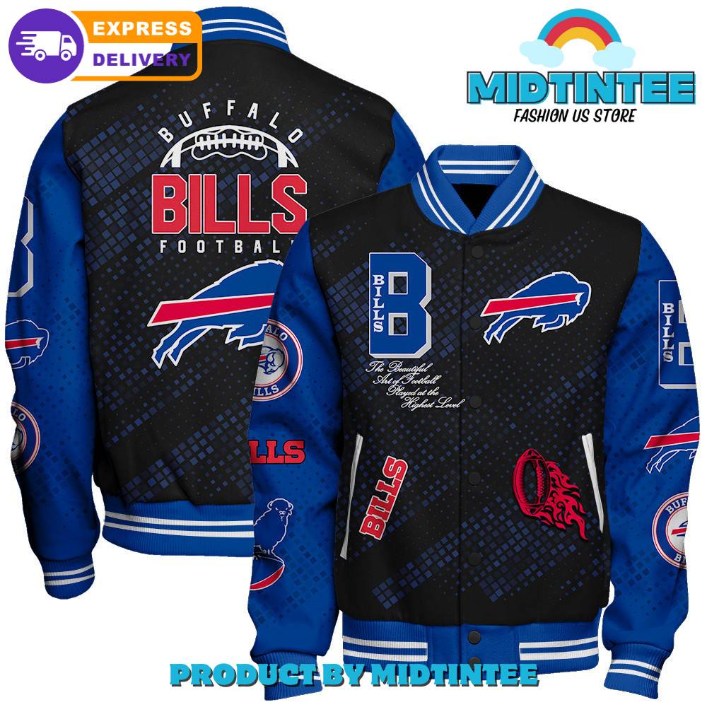 Buffalo Bills Nfl Pattern Baseball Jacket 30Uf092091 – Utopia Fashion