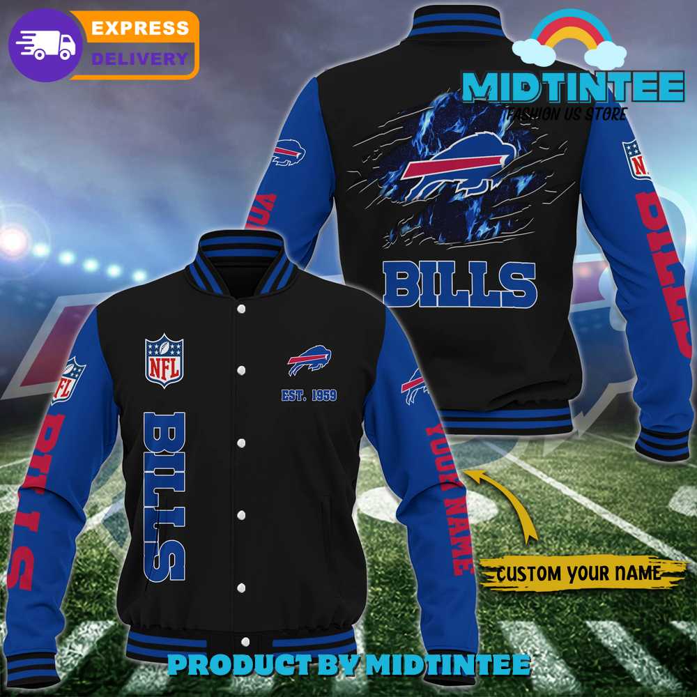 Buffalo Bills Nfl Custom Name Baseball Jacket 30Uf092093 – Utopia Fashion