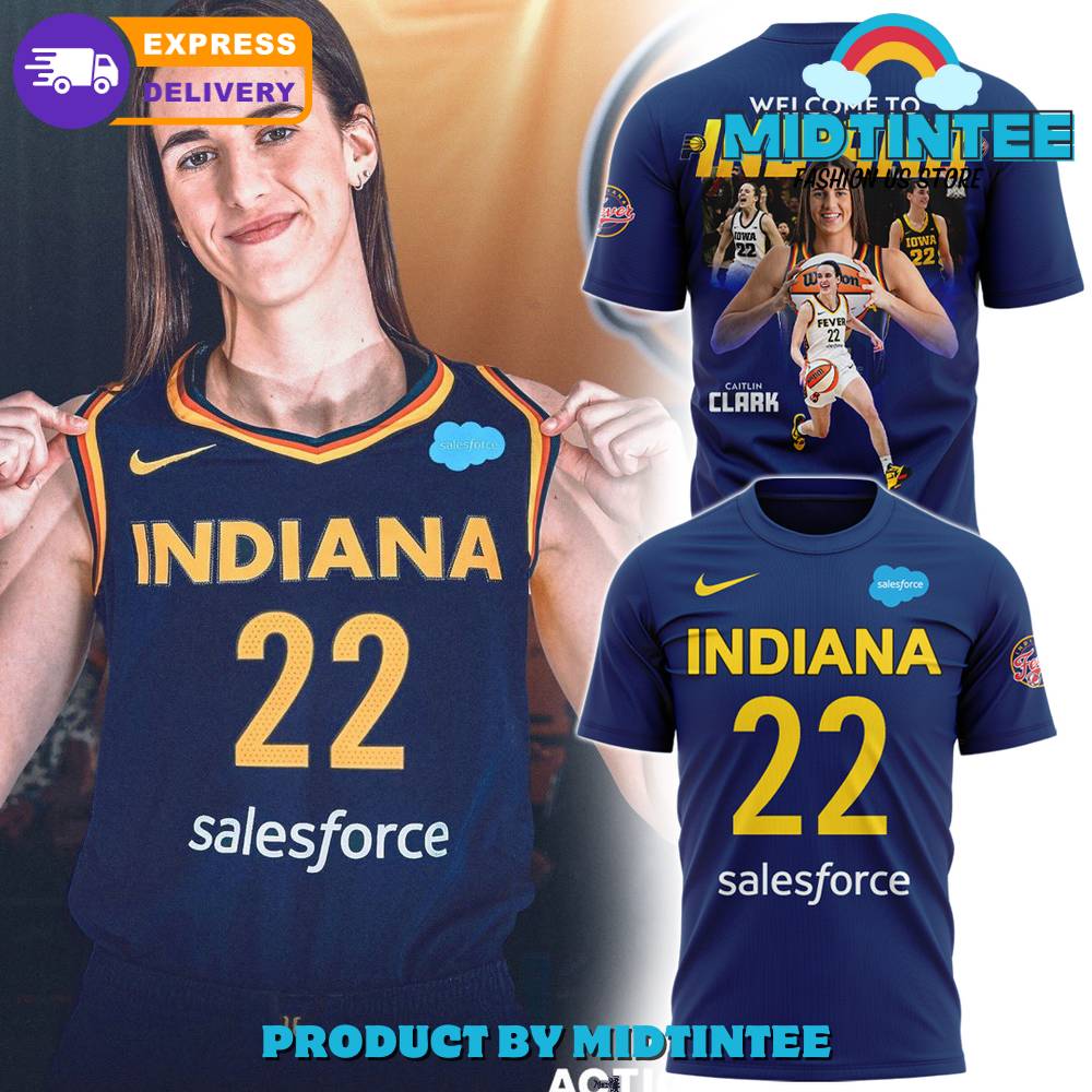 Caitlin Clark Welcome To Indiana Nike Blue Shirt 30Uf094606 – Utopia Fashion