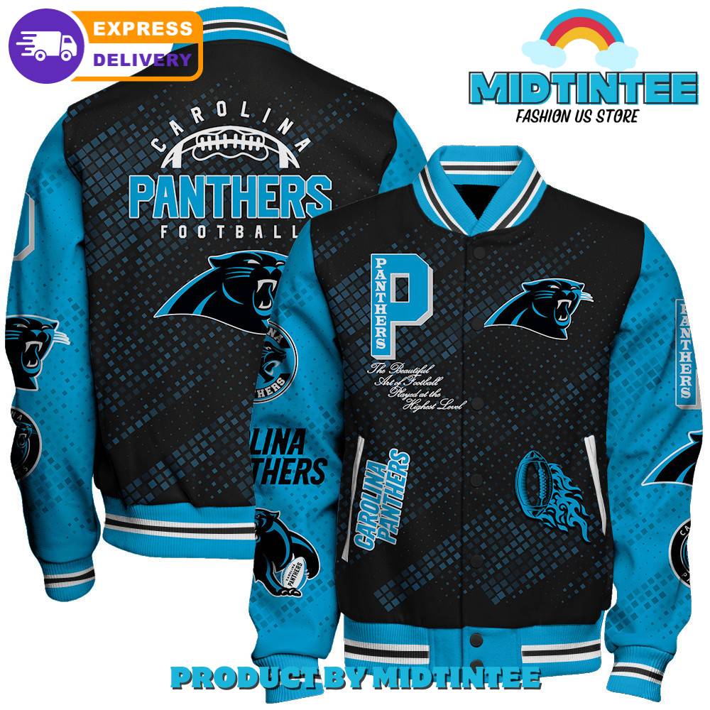 Carolina Panthers Nfl Pattern Baseball Jacket 30Uf092098 – Utopia Fashion