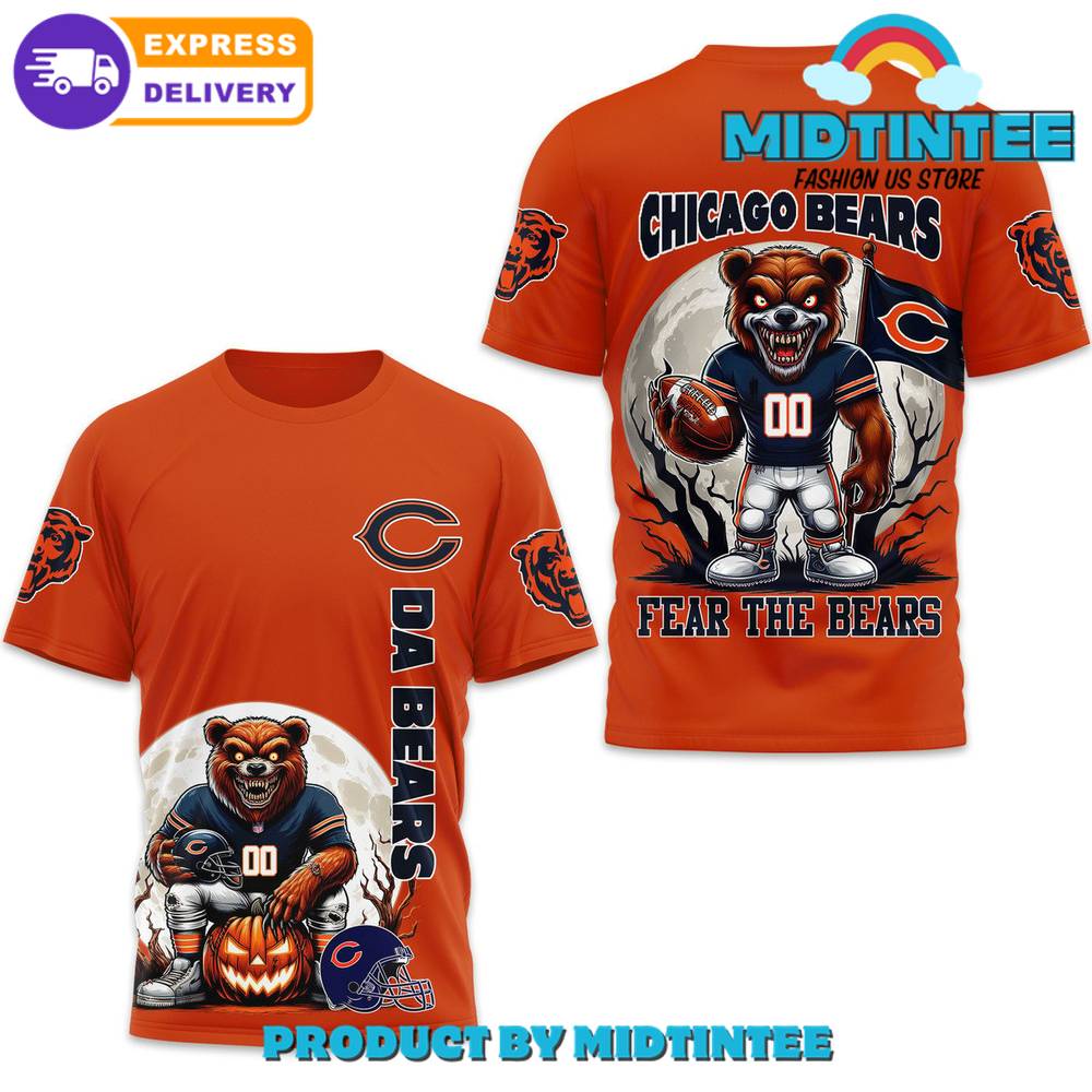 Chicago Bears Nfl Fear The Bears Orange Shirt 30Uf094617 – Utopia Fashion