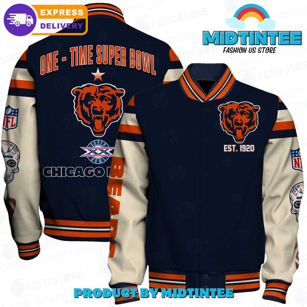 Chicago Bears National Football League Champions Varsity Jacket 30Uf092101 – Utopia Fashion