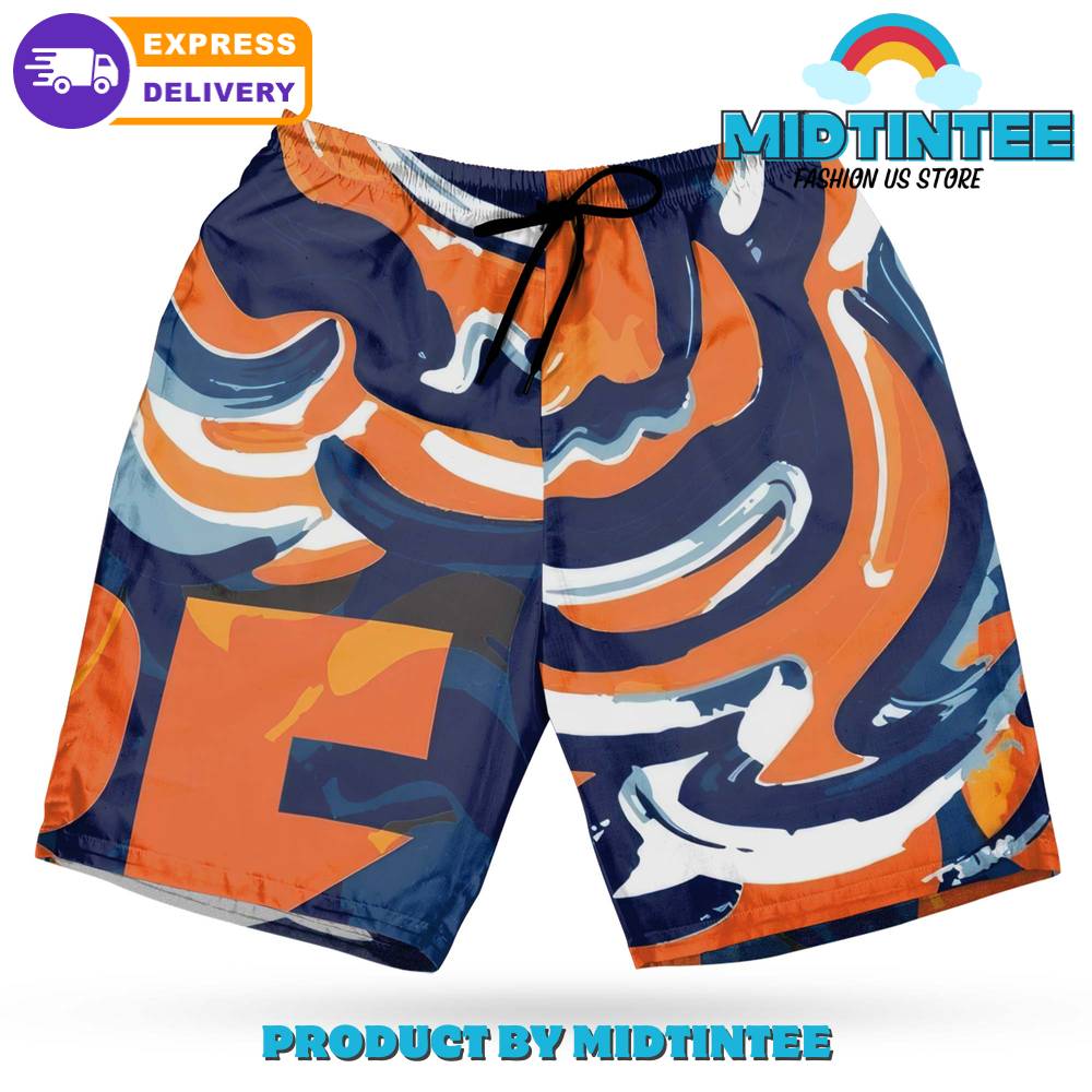 Chicago Bears Oil Painting Art Print Hawaiian Shirt And Short 30Uf092720 – Utopia Fashion