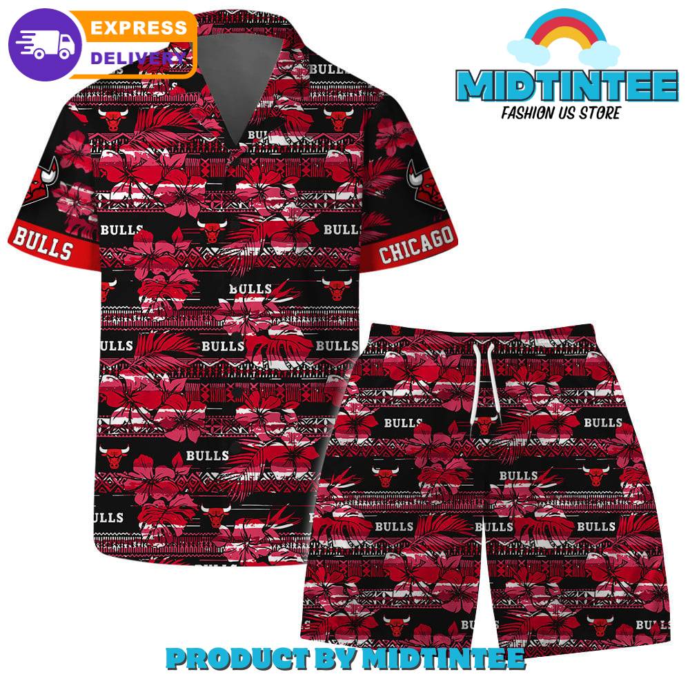 Chicago Bulls Team Pattern Vintage Combo Hawaiian Set 30Uf092727 – Utopia Fashion