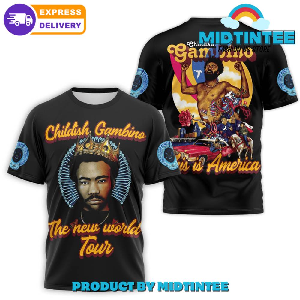 Childish Gambino The New World Tour Shirt 30Uf094620 – Utopia Fashion