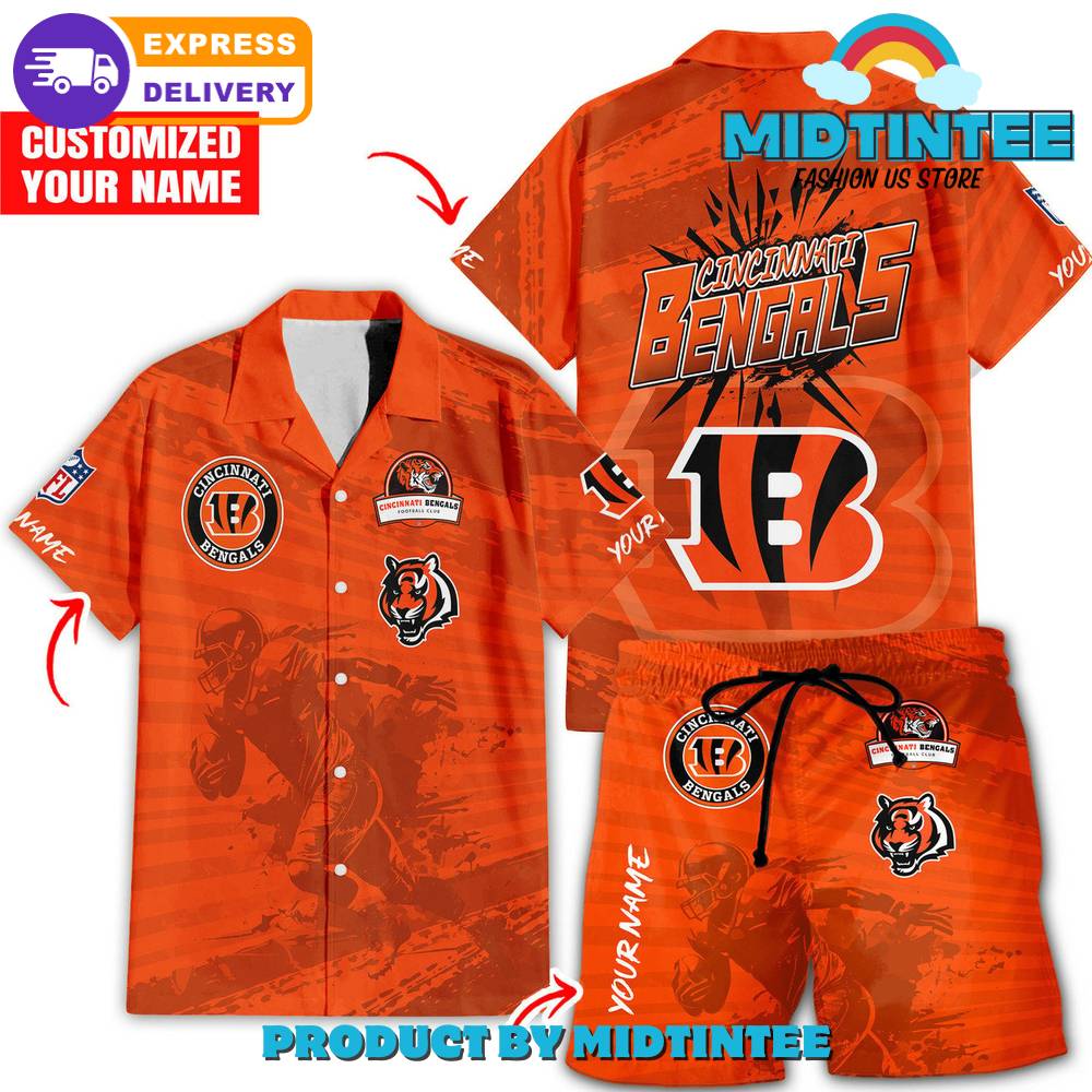 Cincinnati Bengals Personalized Combo Hawaiian Shirt And Short 30Uf092735 – Utopia Fashion