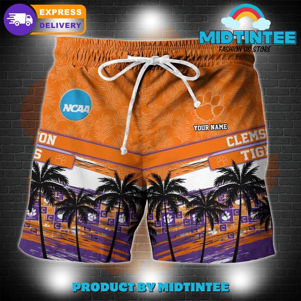 Clemson Tigers Ncaa Pattern Personalized Hawaiian Set 30Uf092741 – Utopia Fashion