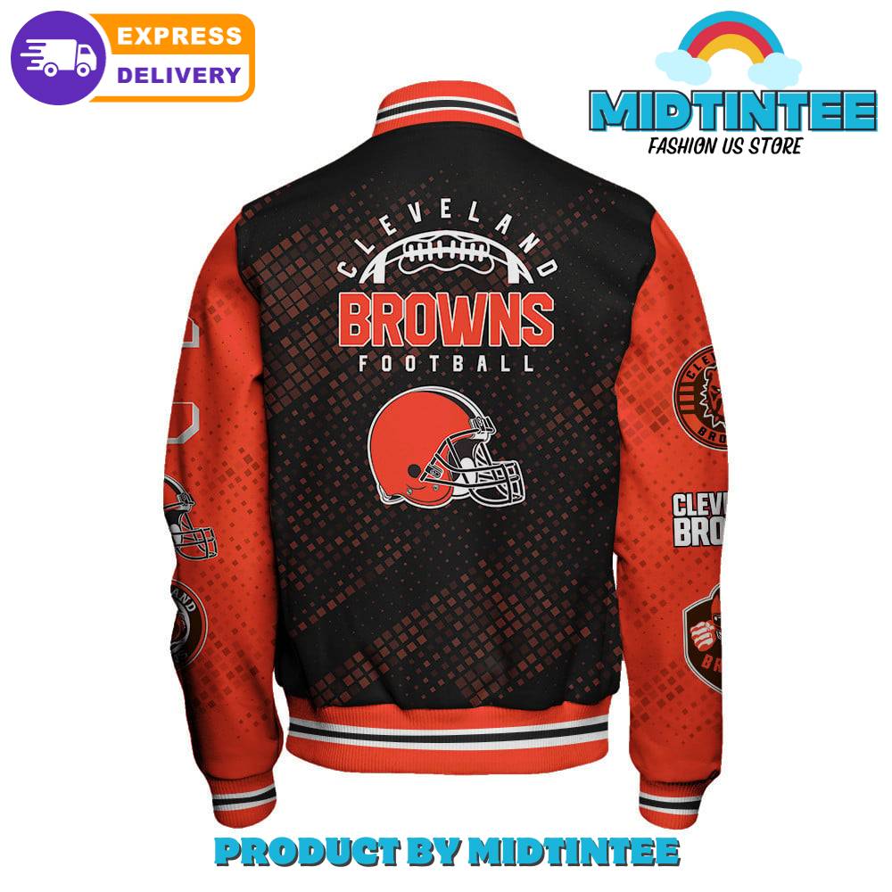 Cleveland Browns Nfl Pattern Baseball Jacket 30Uf092113 – Utopia Fashion