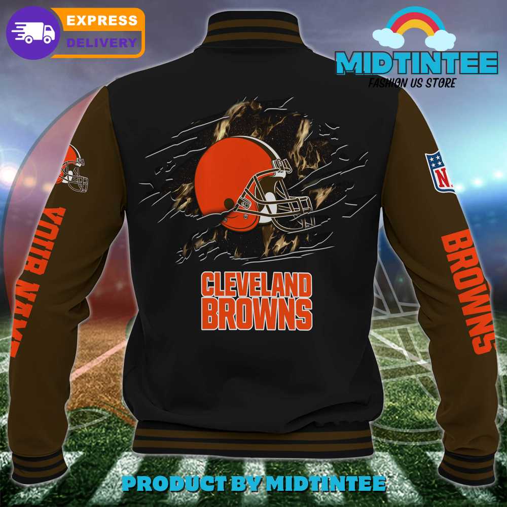 Cleveland Browns Nfl Custom Name Baseball Jacket 30Uf092114 – Utopia Fashion