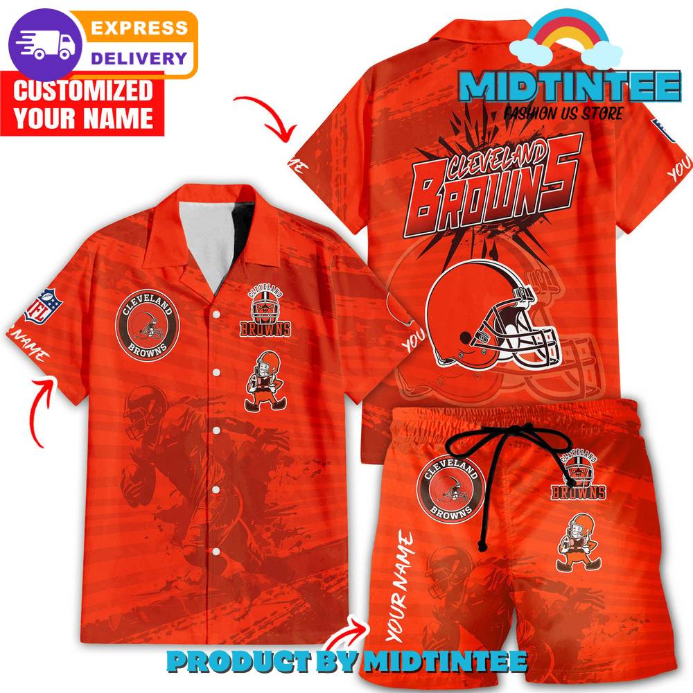 Cleveland Browns Personalized Combo Hawaiian Shirt And Short 30Uf092744 – Utopia Fashion