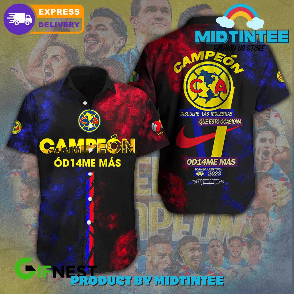 Club America Campeon Od14Me Mas Hawaiian Shirt 30Uf092750 – Utopia Fashion