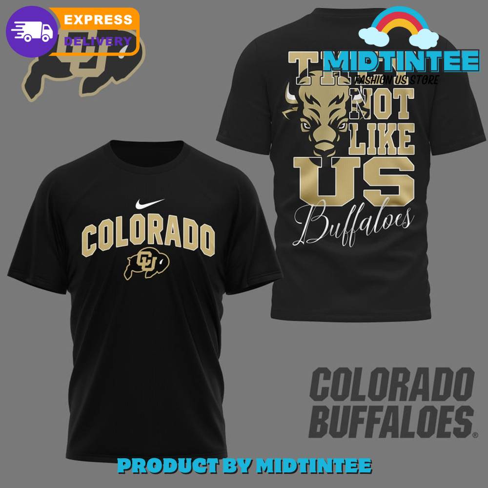 Colorado Buffaloes They Not Like Us Black Shirt 30Uf094651 – Utopia Fashion