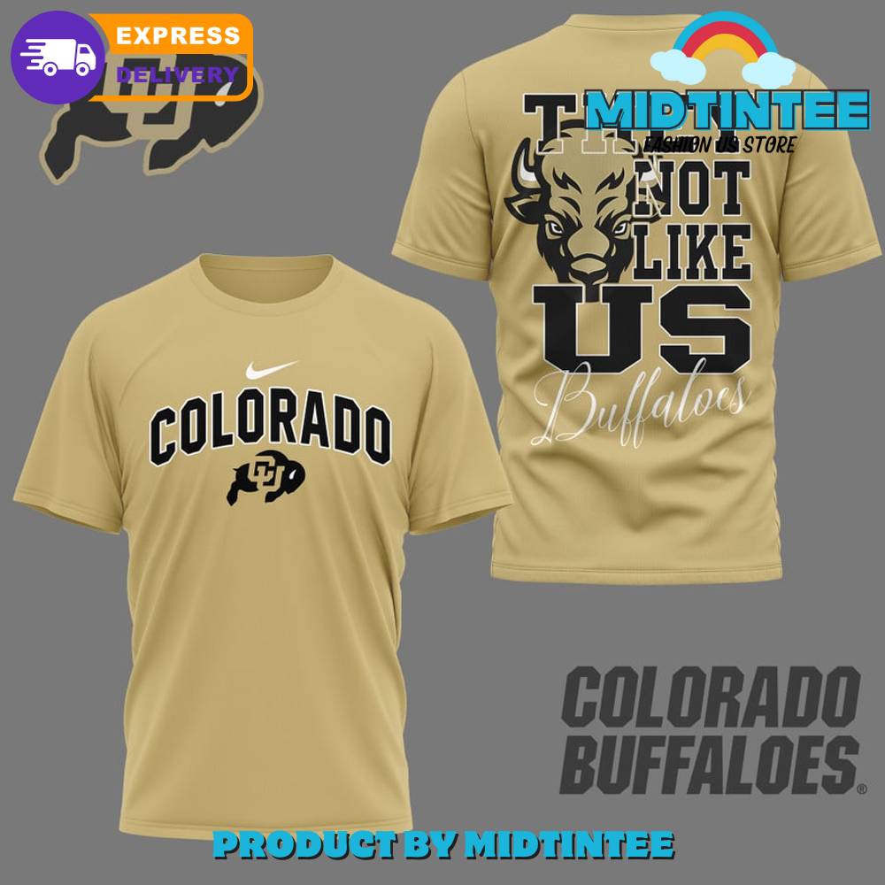 Colorado Buffaloes They Not Like Us Gold Shirt 30Uf094652 – Utopia Fashion