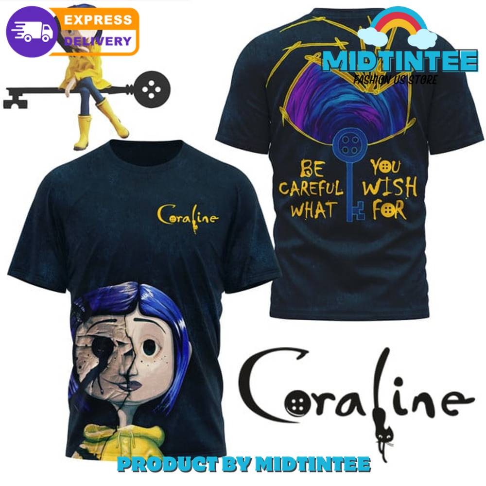 Coraline Be Careful What You Wish For Shirt 30Uf094655 – Utopia Fashion