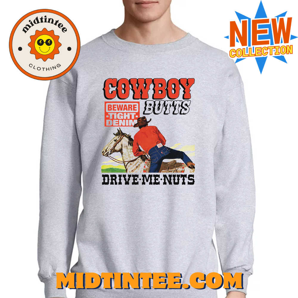 Cowboy Butts Drive Me Nuts Beware Tight Denim Shirt 30Uf093700 – Utopia Fashion