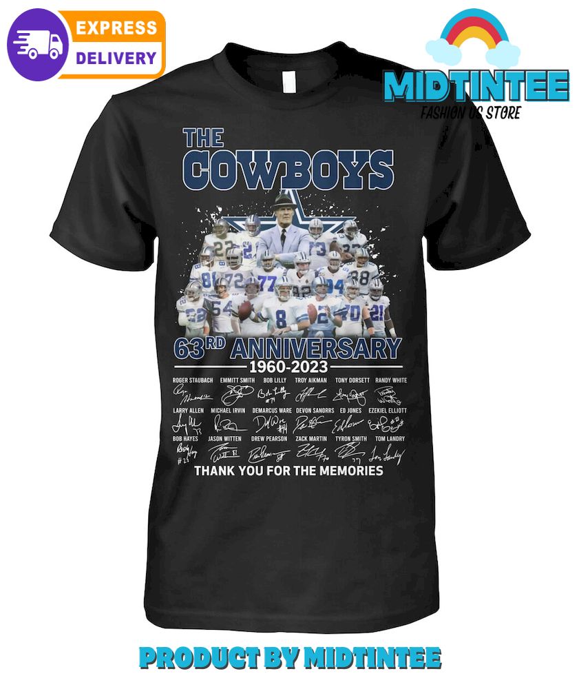 Dallas Cowboys 63Rd Anniversary Memories T-Shirt 30Uf093710 – Utopia Fashion