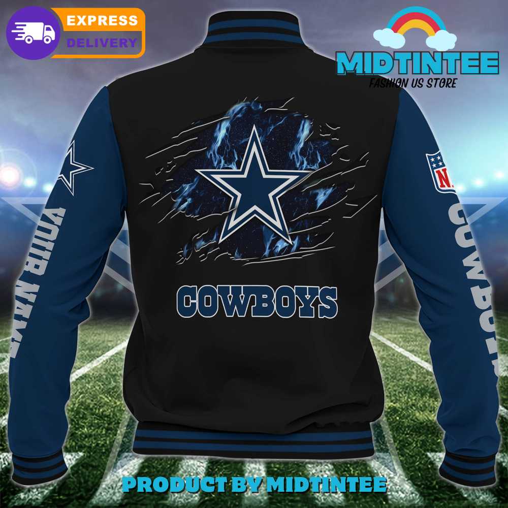 Dallas Cowboys Nfl Custom Name Baseball Jacket 30Uf092123 – Utopia Fashion