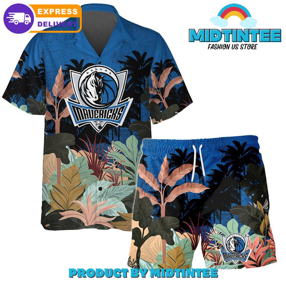 Dallas Mavericks Team Pattern Tropical Combo Hawaiian Set 30Uf092772 – Utopia Fashion