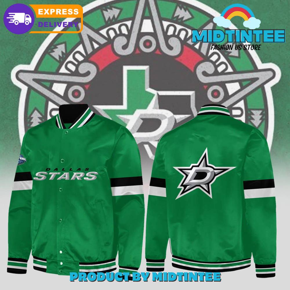 Dallas Stars Nhl Green Baseball Jacket 30Uf092129 – Utopia Fashion