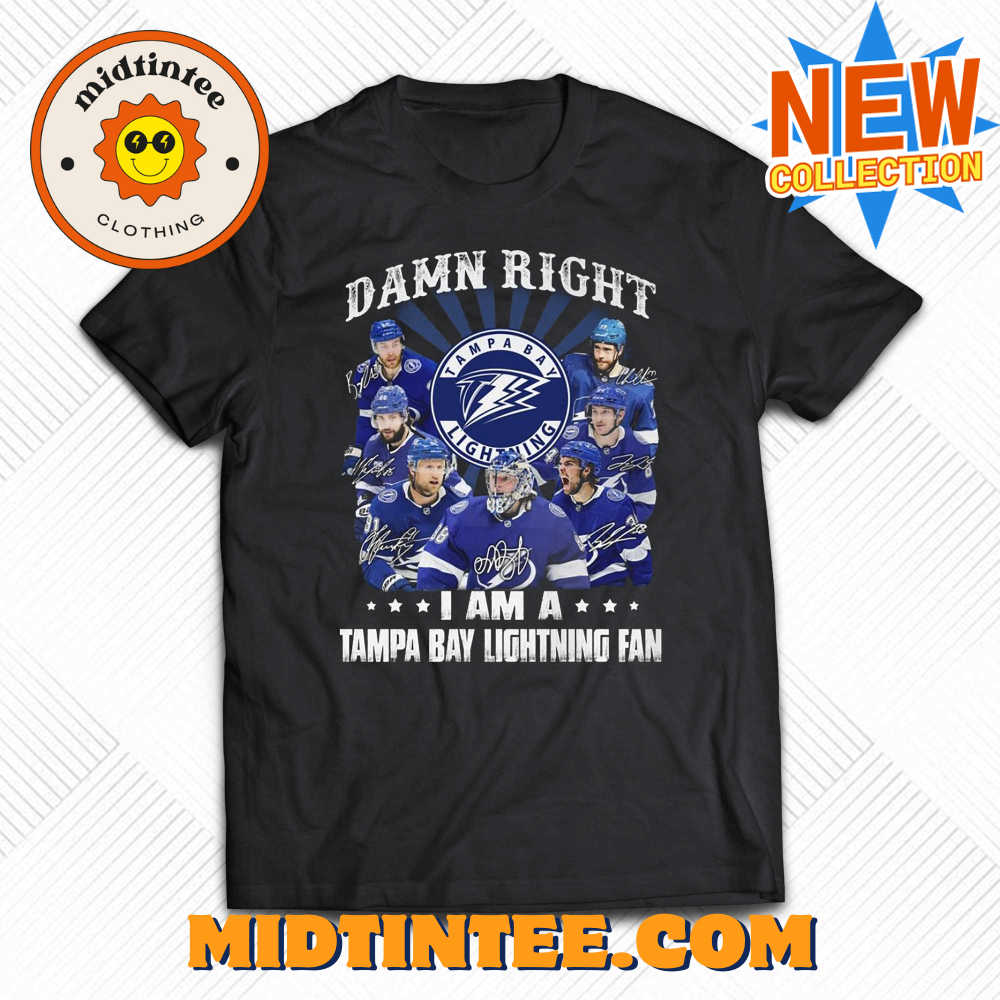 Damn Right I Am A Tampa Bay Lightning Fan Unisex T-Shirt 30Uf093728 – Utopia Fashion