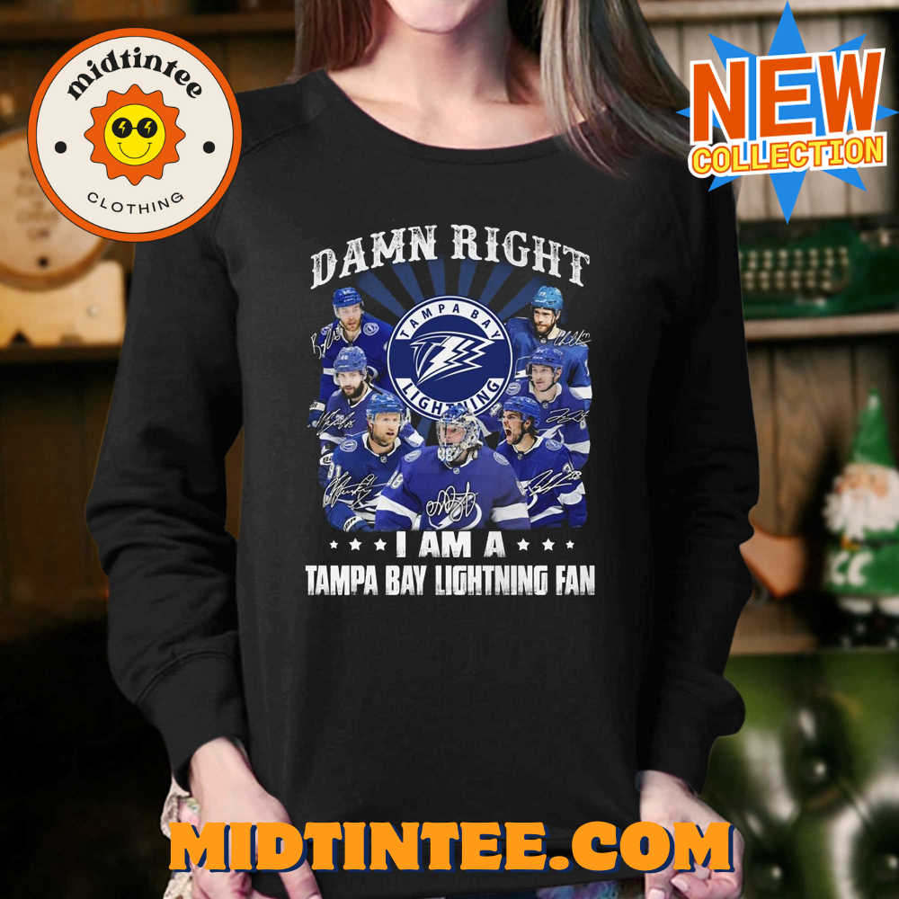 Damn Right I Am A Tampa Bay Lightning Fan Unisex T-Shirt 30Uf093728 – Utopia Fashion