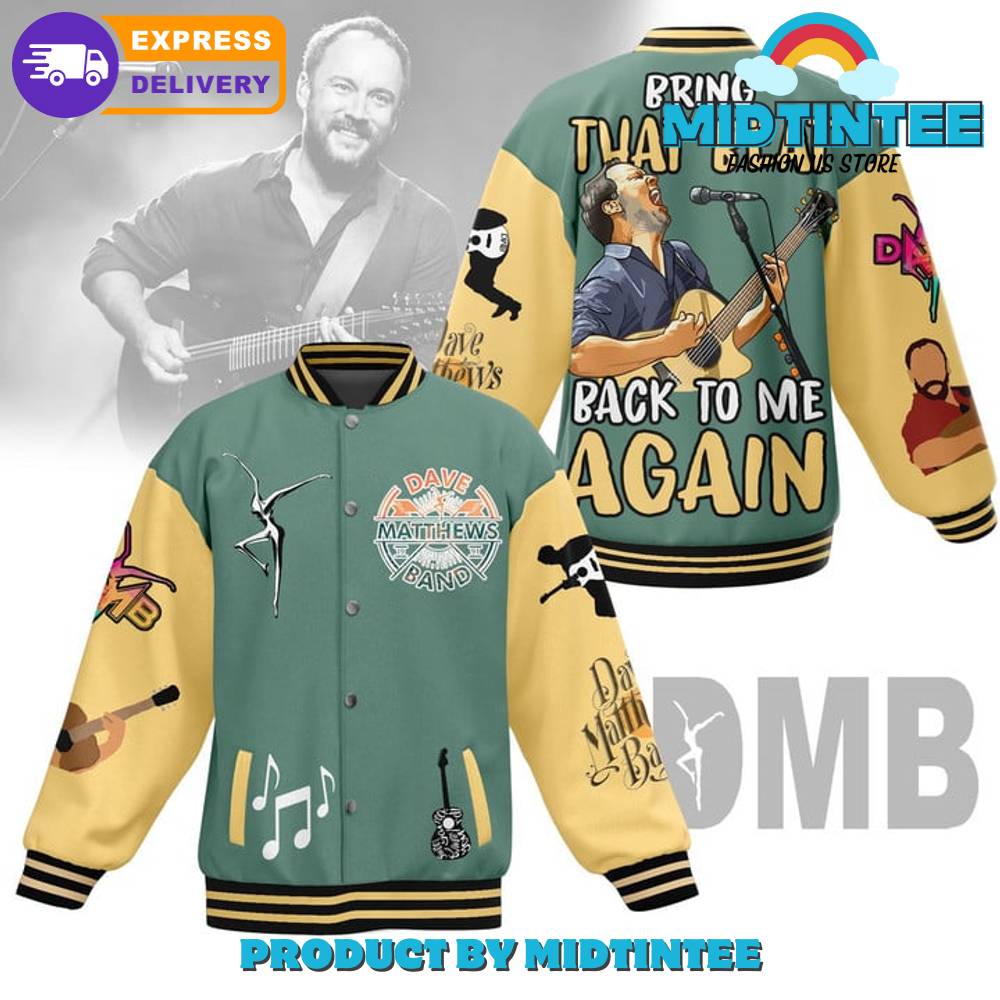 Dave Matthews Band Bring That Beat Back To Me Baseball Jacket 30Uf092130 – Utopia Fashion