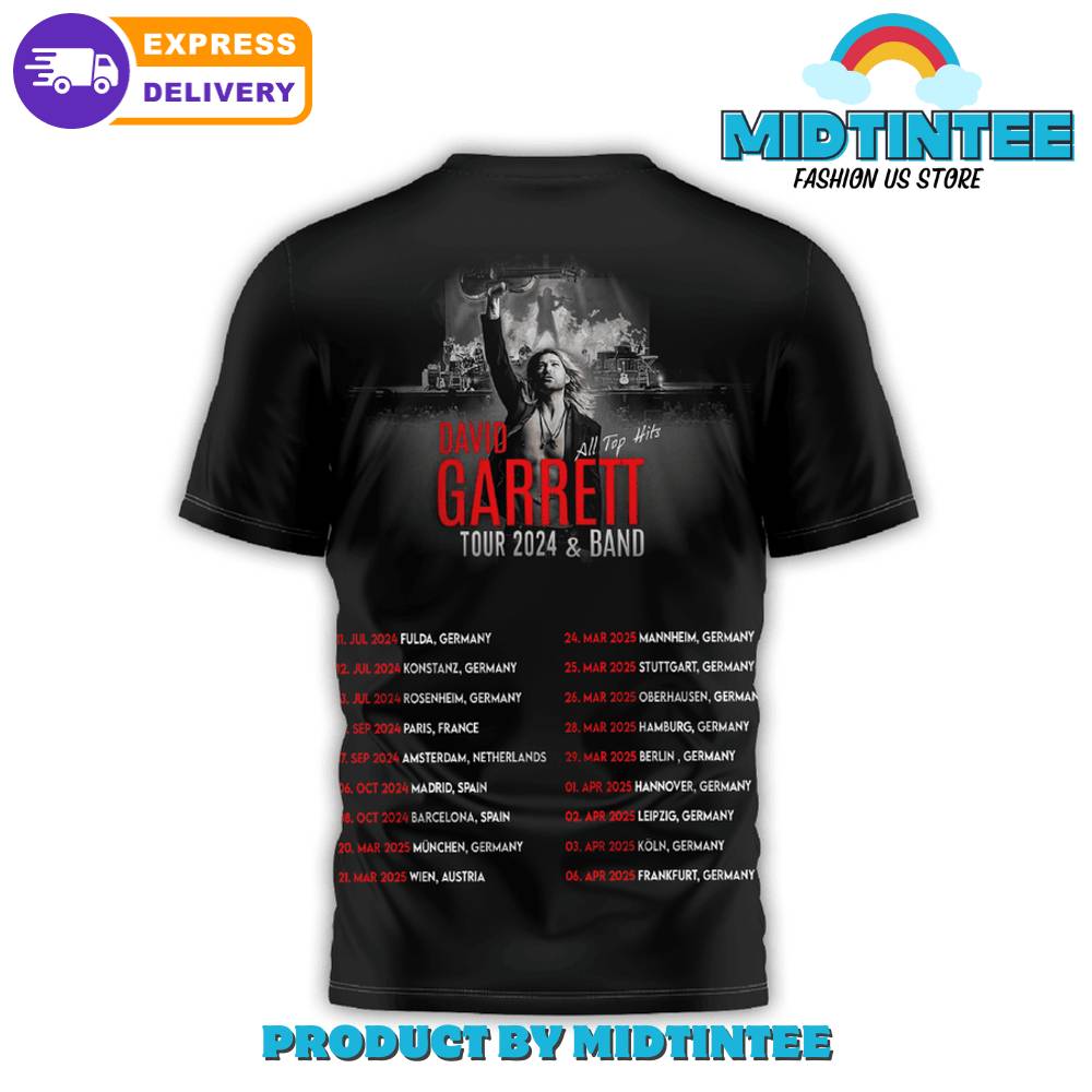 David Garrett Tour And Band Shirt 30Uf094675 – Utopia Fashion