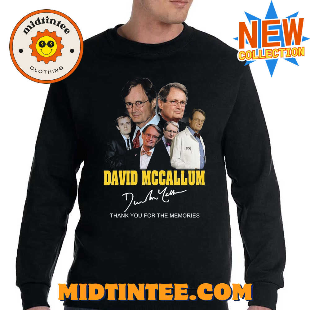 David Mccallum Signature Thank You For The Memories T-Shirt 30Uf093744 – Utopia Fashion