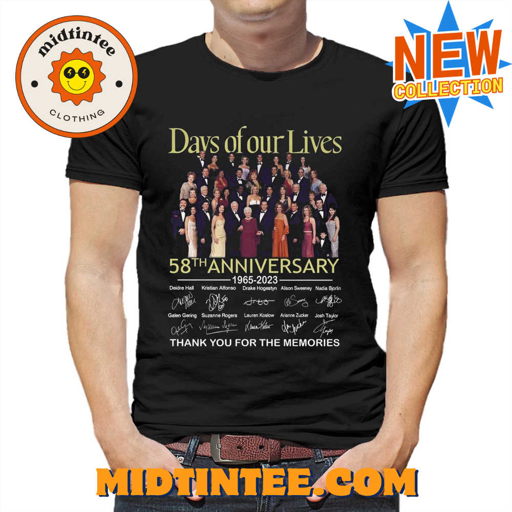 Days Of Our Lives 58Th Anniversary – Thank You For The Memories T-Shirt 30Uf093749 – Utopia Fashion