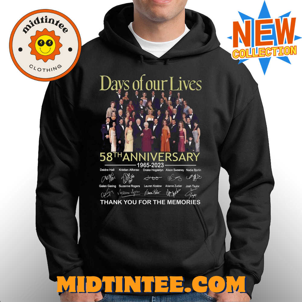 Days Of Our Lives 58Th Anniversary – Thank You For The Memories T-Shirt 30Uf093749 – Utopia Fashion