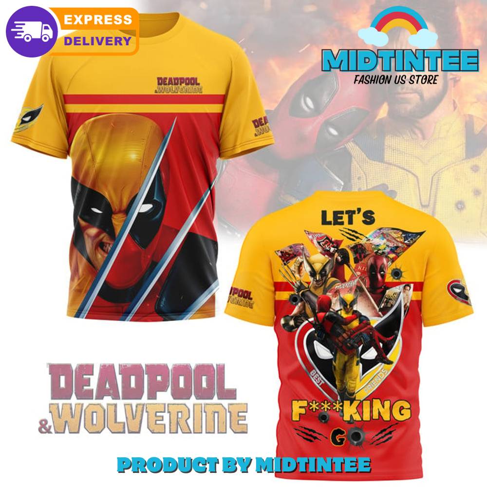 Deadpool X Wolverine Let’S Go Movie Shirt 30Uf094679 – Utopia Fashion