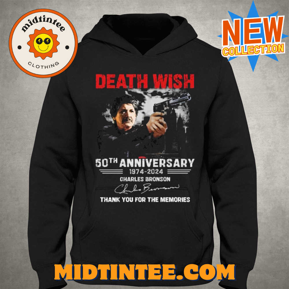 Death Wish 50Th Anniversary – Charles Bronson Thank You For The Memories T-Shirt 30Uf093751 – Utopia Fashion