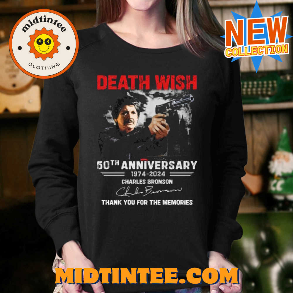 Death Wish 50Th Anniversary – Charles Bronson Thank You For The Memories T-Shirt 30Uf093751 – Utopia Fashion