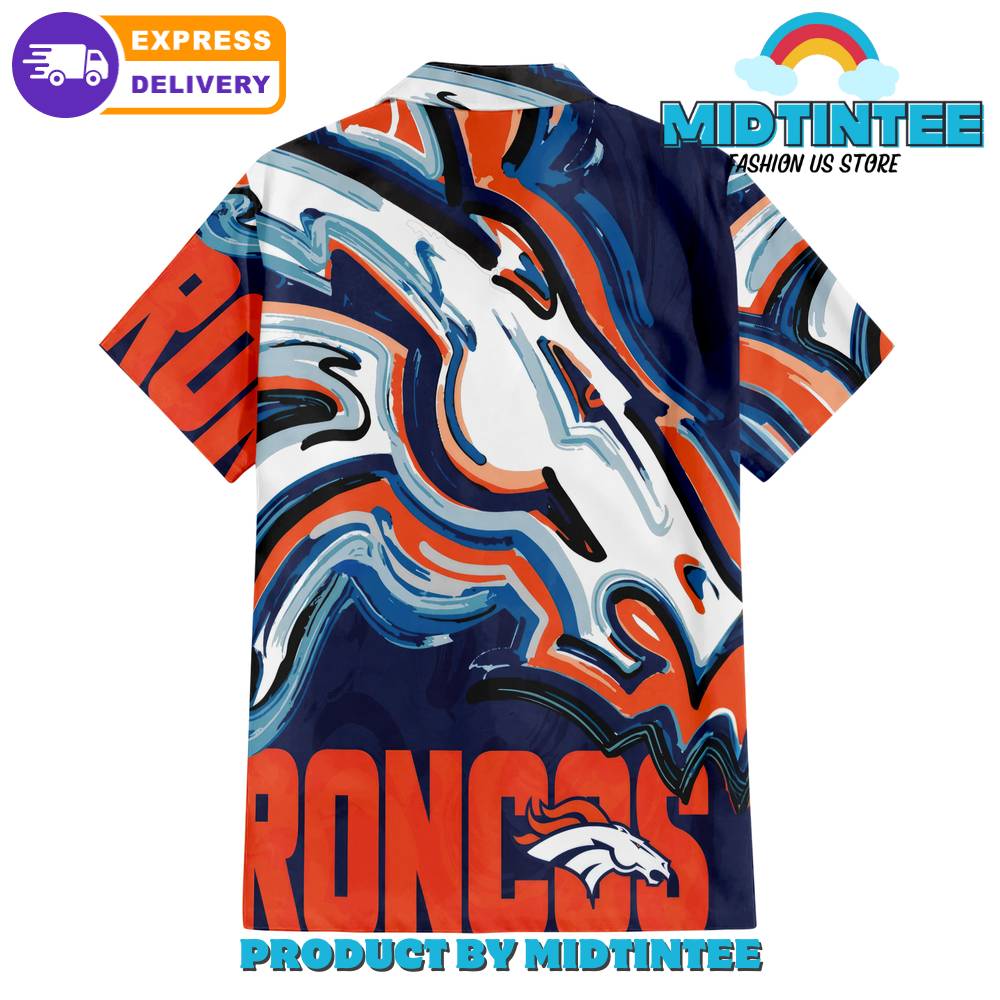 Denver Broncos Oil Painting Art Print Hawaiian Shirt And Short 30Uf092775 – Utopia Fashion