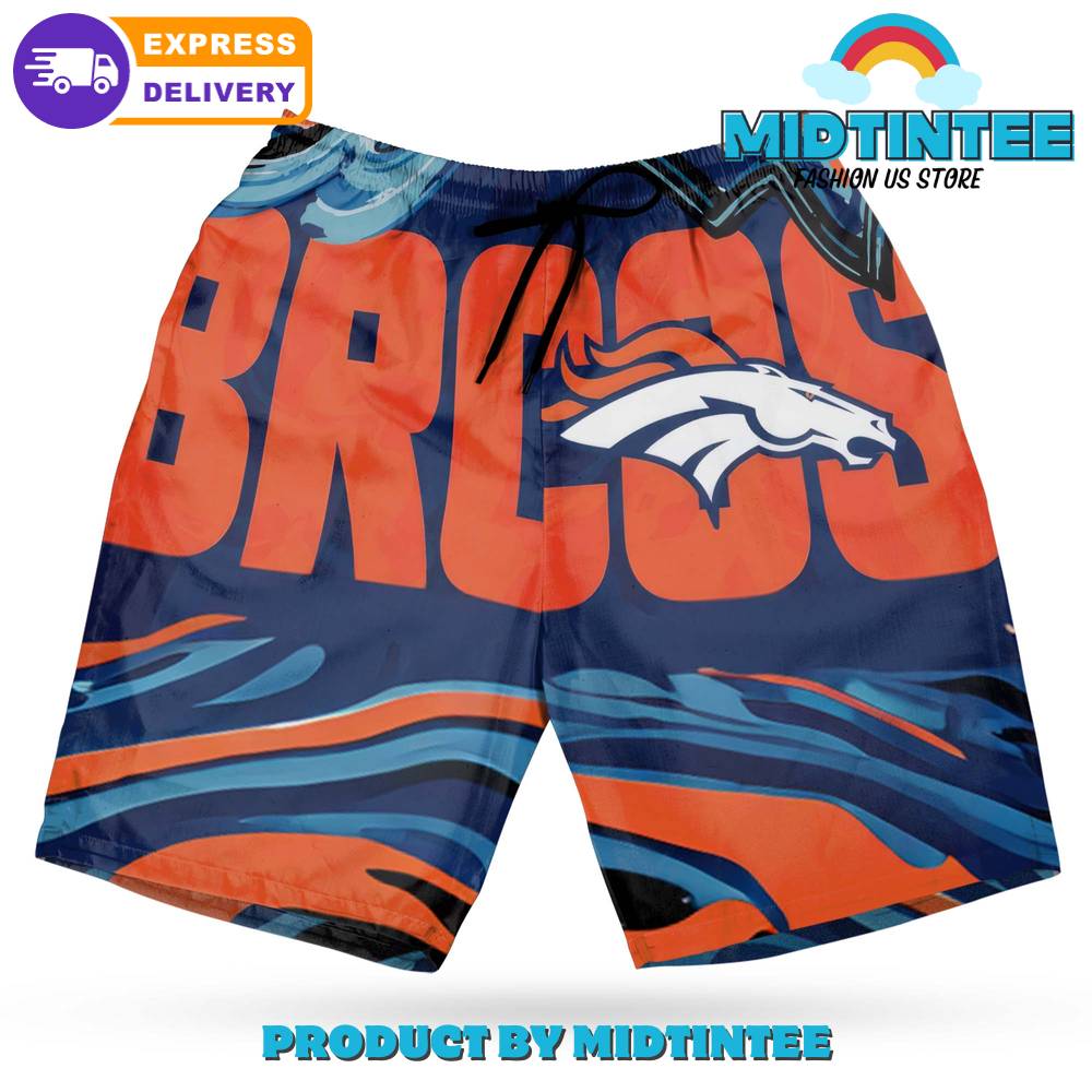 Denver Broncos Oil Painting Art Print Hawaiian Shirt And Short 30Uf092775 – Utopia Fashion